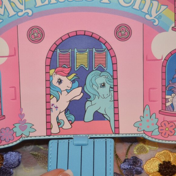 ?✨ Loungefly My Little Pony™ Castle Crossbody Bag ? Exclusive Retro Rainbow main image 8
